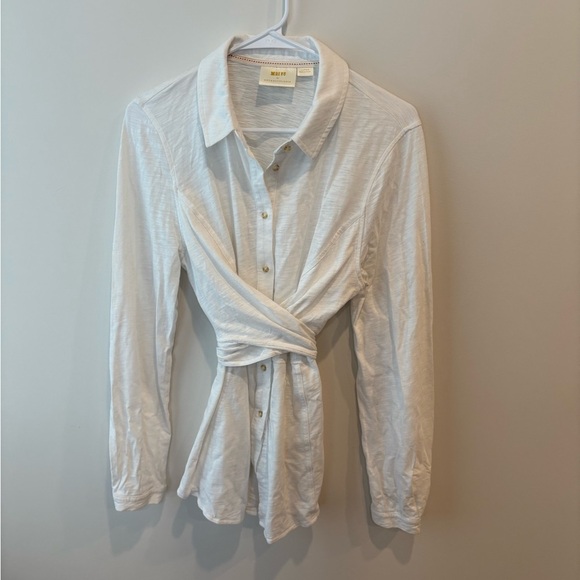 Maeve Claudette Button Front Top - Picture 4 of 8